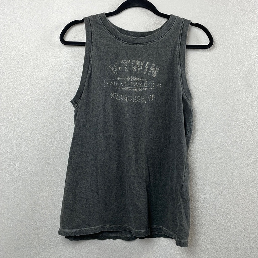 Harley Davidson v-twin studded back tank top size L